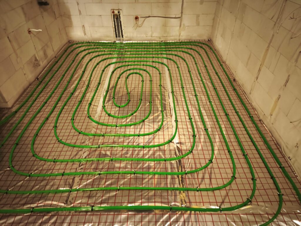 Fussbodenheizung aus Polen